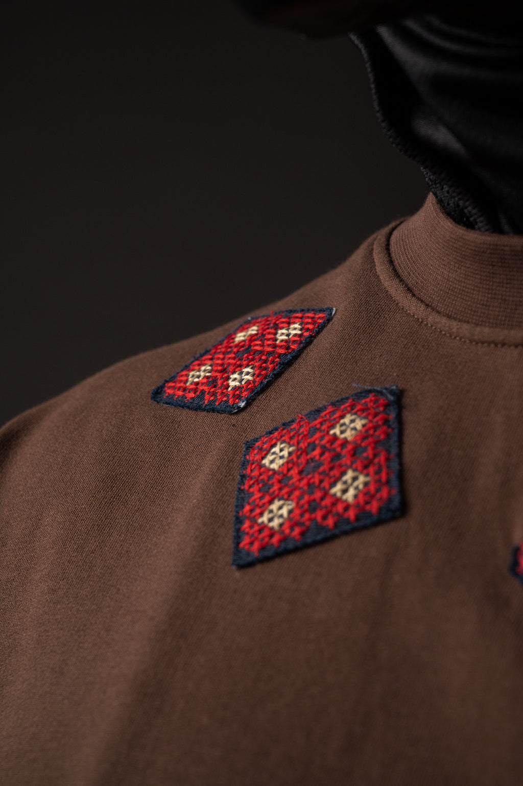 Element Brown Hand Work T-shirt