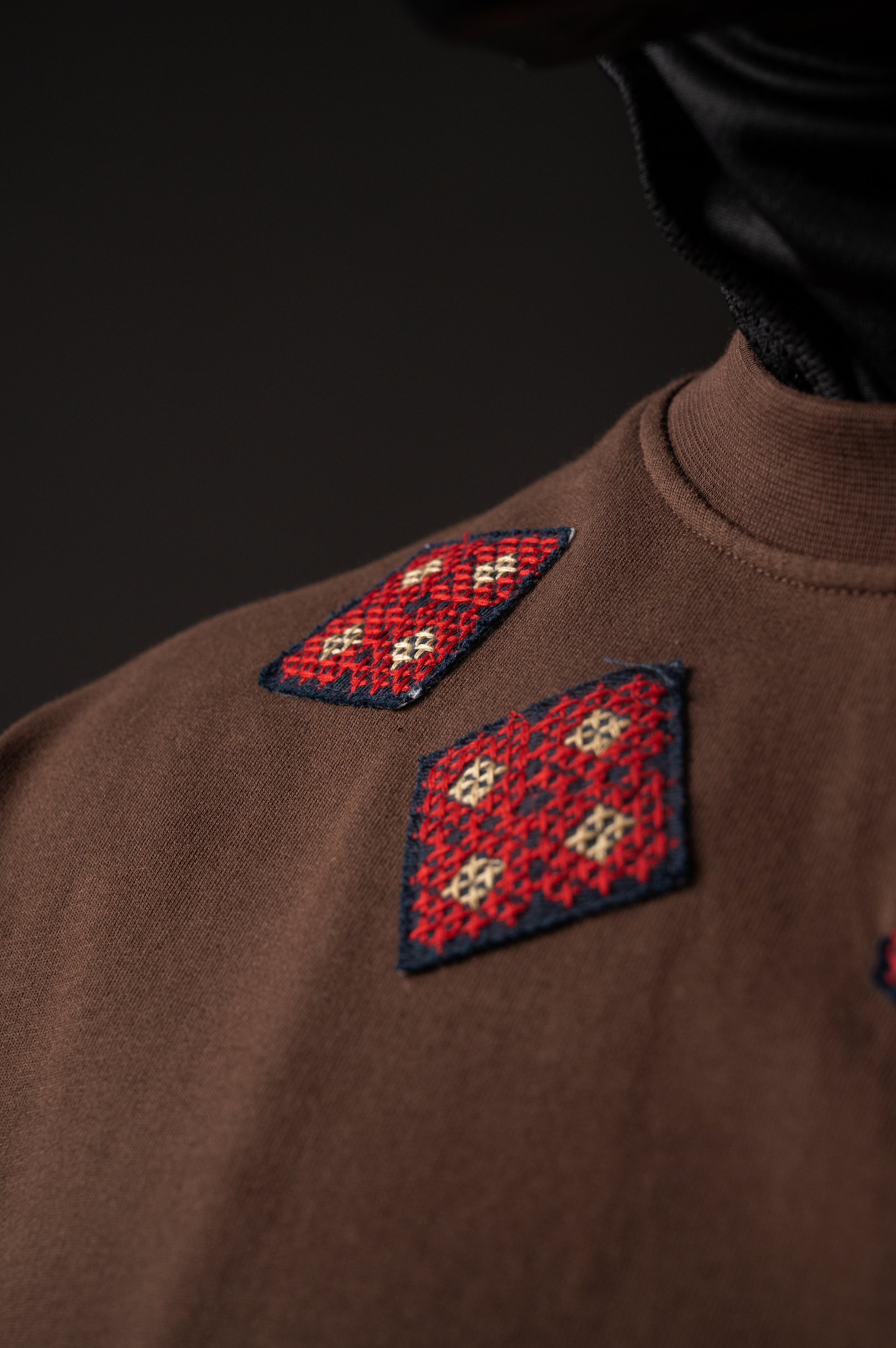 Element Brown Hand Work T-shirt